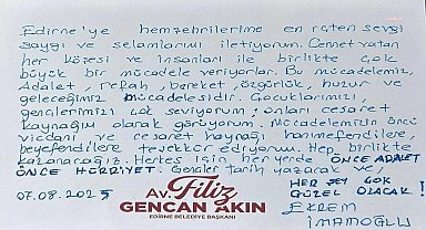  Edirne Belediye Başkanı Akın, Ekrem İmamoğlu'nu ziyaret etti