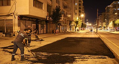 Eskişehir’de yol çalışmaları gece-gündüz devam ediyor