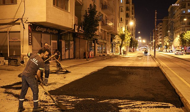 Eskişehir’de yol çalışmaları gece-gündüz devam ediyor