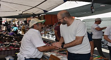 Germencik Belediye Başkanı Zencirci, semt pazarı esnafı ile buluştu