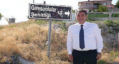Giresun Belediye Başkanı Köse'den Giresun Uşakları şehitliklerine ziyaret 