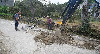 Giresun Belediyesi'nden Kayadibi Mahallesi'ne yeni içme suyu hattı