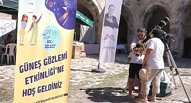 “Gökyüzü Hepimizin, Bilim Her Yerde” projesi, Mersin’in ilçelerinde devam ediyor