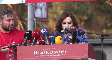 Hacı Bektaş Veli Anma Tören Törenleri... Ekrem İmamoğlu'ndan mesaj: