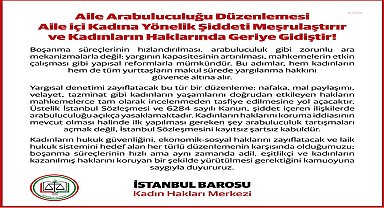 İstanbul Barosu Kadın Hakları Merkezi: