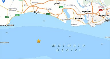 İstanbul'da hissedilen deprem: Marmara Denizi'nde 3,2 büyüklüğünde deprem meydana geldi
