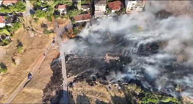 İstanbul Emniyet Müdürlüğü: Maltepe'deki yangını havai fişek atarak çıkardığı tespit edilen kişi gözaltına alındı