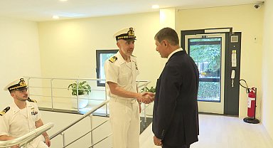 İtalyan Donanması heyetinden İzmir Büyükşehir Belediye Başkanı Tugay’a ziyaret 