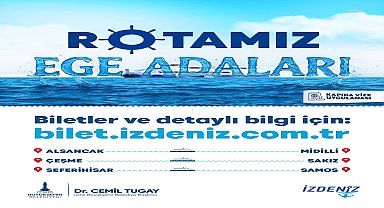 İZDENİZ, yolcularını Ege Adaları ile buluşturmaya devam ediyor
