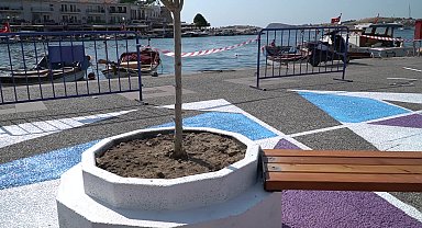 İzmir Büyükşehir Belediyesi, Foça Kent Meydanı’nı yeniden düzenledi