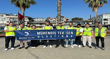 Kamuda mühendis ve teknik personel iş bıraktı...Mühendis Tek-Sen Ulaştırma Sendikası'ndan hükümete çağrı: Yıllardır kanayan yaraları çözün, tarihe adınızı adaletle yazdırın