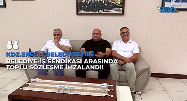 Karadeniz Ereğli’de 705 işçiyi kapsayan toplu iş sözleşmesi imzalandı
