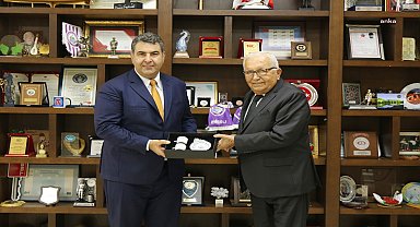 Karadeniz Ereğli Kaymakamı Yılmaz'dan Belediye Başkanı Posbıyık'a ziyaret