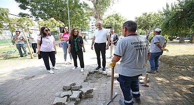 Karşıyaka’da parklara yoğun bakım