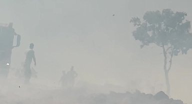 Kırıkkale’de çıkan yangında yaklaşık 15 bin dönüm arazi zarar gördü