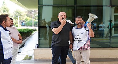 Konyaaltı Belediye Başkanı Kotan'dan, memur eylemine destek... “Bizler, işçinin ve memurun yanında olan bir anlayışla yolumuza devam ediyoruz