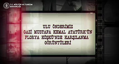 Kültür ve Turizm Bakanı Ersoy, ilk kez gün yüzüne çıkan Atatürk'ün görüntülerini kamuoyuyla paylaştı