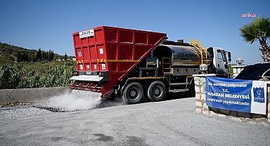 Kuşadası Belediyesi'nden Davutlar Mahallesi’ne hizmet yardımı