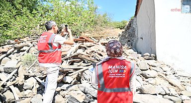 Manisa Büyükşehir Belediyesi'nden Sındırgı depremi sonrası Kırkağaç’a destek