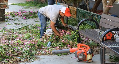 Marmaris Belediyesi'nden okul bahçelerinde bakım ve peyzaj çalışması