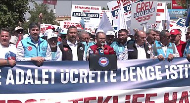 Memur-Sen, Çalışma ve Sosyal Güvenlik Bakanlığı önünde:
