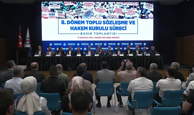 Memur-Sen Genel Başkanı Ali Yalçın: Dik durduk, susmadık, gereken her şeyi söyledik ve kararlı bir duruş sergiledik. Yapılması gereken ne varsa yaptık
