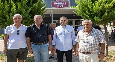 Mezitli Belediye Başkanı Tuncer'den emeklilere ziyaret