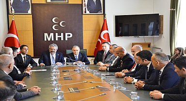 MHP, Türkiye Harp Malulü Gaziler Şehit Dul ve Yetimleri Derneği üyelerini Meclis'te ağırladı