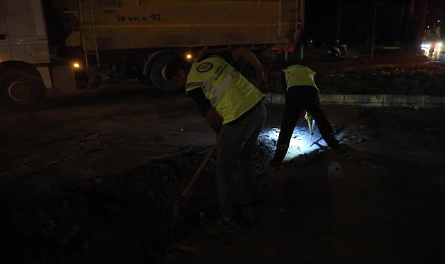 Muğla Büyükşehir Belediyesi, altyapı çalışmalarına Menteşe'de devam ediyor