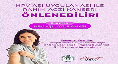 Muğla'da ücretsiz HPV aşısı başvuruları başladı