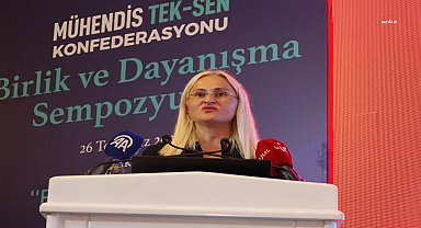 Mühendis Tek-Sen Kurucu Genel Başkanı Başak Komar: