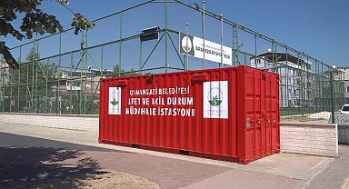 Osmangazi Belediyesi, Sırameşeler’e Afet ve Acil Durum Müdahale İstasyonu kurdu