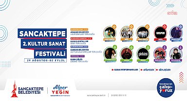 Sancaktepe Belediyesi Kültür Sanat Festivali başlıyor 