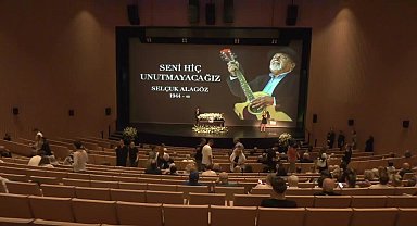 Selçuk Alagöz için AKM'de tören... Oğlu Sencer Alagöz: “Bana insanlığı öğretti. İnsan, hayvan, bitki demeden her canlının değerli olduğu inancını gösterdi