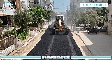 Silifke Belediyesi, Atakent Mahallesi'nde asfalt çalışmalarını tamamladı
