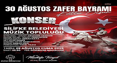 Silifke Belediyesi Müzik Topluluğu'ndan 30 Ağustos'a özel konser