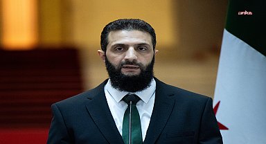 Suriye Geçici Cumhurbaşkanı Şara: 
