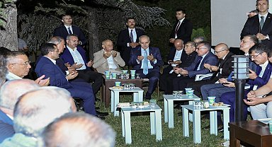 TBMM Başkanı Numan Kurtulmuş'tan Mehmet Şimşek'e taziye ziyareti