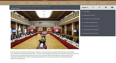 TBMM’de kurulan Milli Dayanışma Kardeşlik ve Demokrasi Komisyonu’na özel internet sitesi hazırlandı