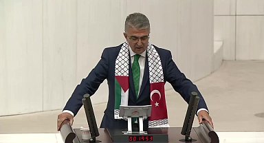 TBMM Genel Kurulu Gazze için olağanüstü toplandı... Kamil Aydın: Tavrımız net ve ortak ortaktır, 1967 sınırları esasında iki devletli bir yapı inşa edilmeli