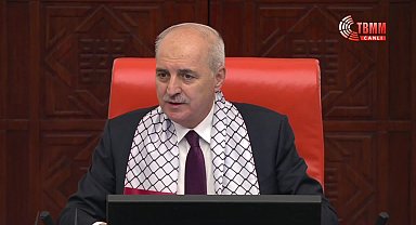 TBMM Genel Kurulu'nda Gazze ile ilgili bildiri oybirliğiyle kabul edildi: İsrail'in, imha ve ilhak uygulamalarını en güçlü şekilde kınıyoruz, Gazze’de kıtlığın bir imha silahı olarak kullanılmasının soykırım suçu teşkil ettiğini vurguluyoruz