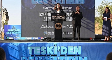 Tekirdağ Büyükşehir Belediyesi, Süleymanpaşa'da 350 milyon TL'lik altyapı yatırımının temelini attı 