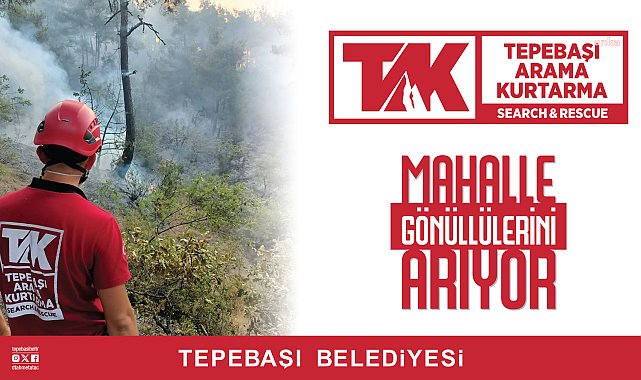Tepebaşı Arama Kurtarma ekibi, yeni gönüllülerini arıyor