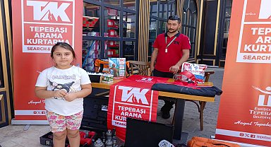 Tepebaşı Arama Kurtarma ekibinden farkındalık çalışması