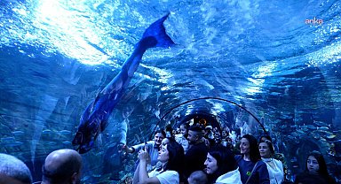 Trabzon Akvaryum’da denizkızı gösterisi 