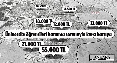 Üniversite öğrencileri barınma sorunuyla karşı karşıya... Başkentte ev kiraları 17 bin liradan, yurt ücretleri 12 bin liradan başlıyor
