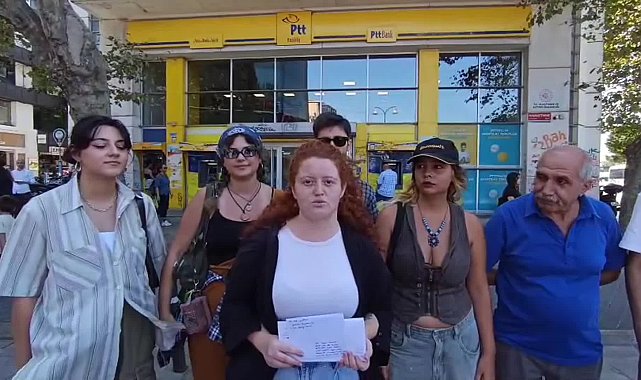 Üniversite öğrencilerinden Tayfun Kahraman’a destek... Yazdıkları mektupları postaya verdiler