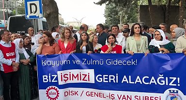 Van'da kayyım yönetiminin 223 işçiyi işten çıkarmasına tepkiler sürüyor