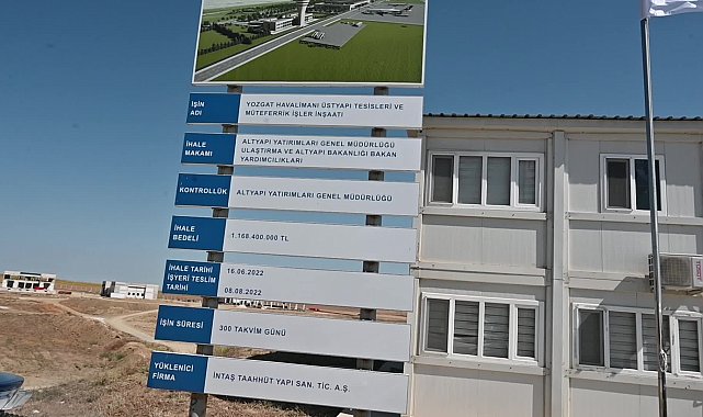 Yapımı süren Yozgat Havalimanı’nda incelemelerde bulunan Uraloğlu: