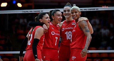 A Milli Kadın Voleybol Takımı, Slovenya'yı 3-0 mağlup etti... Filenin Sultanları çeyrek finalde